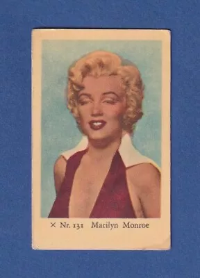 1958 Dutch  X NR  Set #131 Marilyn Monroe • $2.25