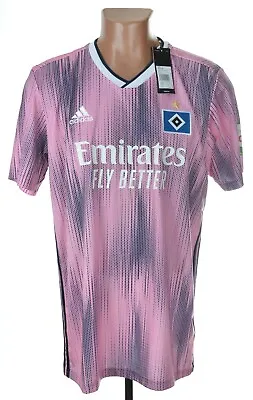 *bnwt* Hamburg Sv Germany 2019/2020 Away Football Shirt Jersey Adidas L • £83.99