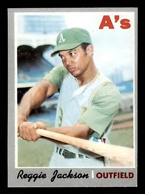 1970 Topps Baseball #140 Reggie Jackson EX/MT *d3 • $75