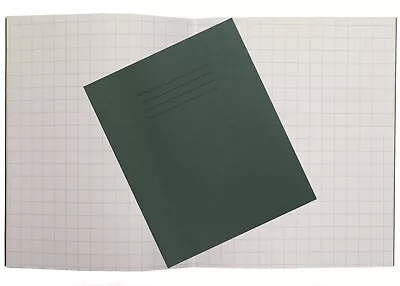 £2.99 • Buy Rhino Exercise Book 200 X 165mm 8  X 6.5  10mm Square 48 Page Green School Maths