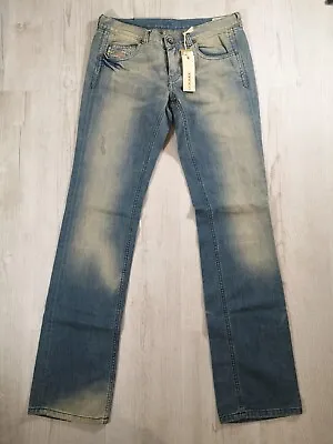 £39.99 • Buy Diesel Doozy Womens Hip Pants Jeans Stretch 29/32 W29 L32 Stone Wash Blue