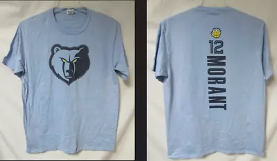 Memphis Grizzlies Ja Morant #12 Men's Size Large T-Shirt C1 6054 • $21.24