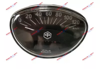 New Vespa Speedometer Rally Sprint Primavera 0-120km Black • $9.90