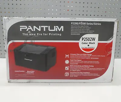 Pantum P2502W Wireless Monochrome Laser Printer New / Open Box • $49.95