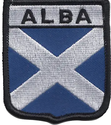 Scotland Alba Saltire Shield Embroidered Patch  • £5.50