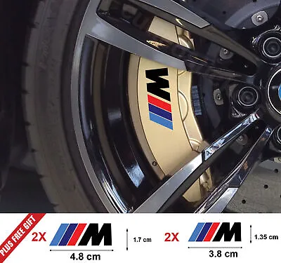 4 PCS BMW M M Tech High Temp Vinyl Decal Stickers For BMW M Power Brakes • $9.35