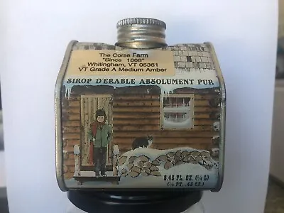 Vermont Pure Maple Syrup 1984 8.45 Fl. Oz. Tin  The Corse Farm  • $20