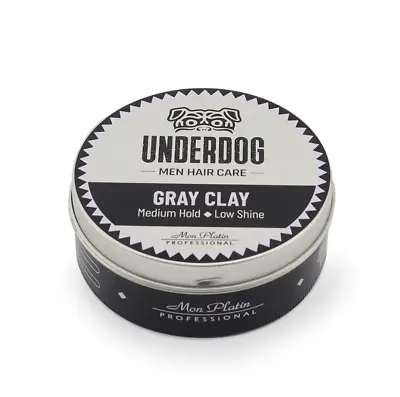 Mon Platin Gray Clay Medium Hold UNDERDOG Hair Wax 100 Ml / 3.4 Oz • $34.99