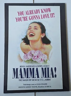 Mamma Mia ABBA Classic Movie Art Large Poster Print Broadway & 50th Street 22x14 • £19.99