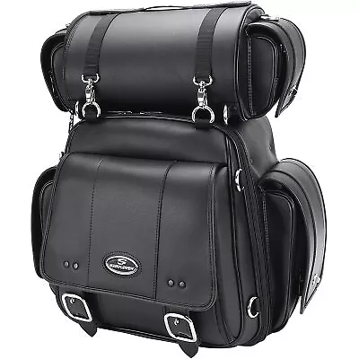Saddlemen CD3600 Sissy Bar Bag W/ Roll Bag For Motorcycle Use • $289.95