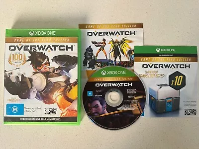 Overwatch - Game Of The Year Edition - Xbox One - Bonus In-Game DLC - Free Post! • $7.50