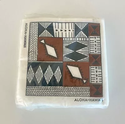 Vintage 1950's Tiki Bar Aloha Hawaii Paper Cocktail Napkins BRAND NEW OS • $17.99