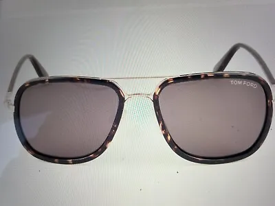 Tom Ford RICCARDO 340 28N Havana Gold / Brown Sunglasses FT340 28N 56mm • $129