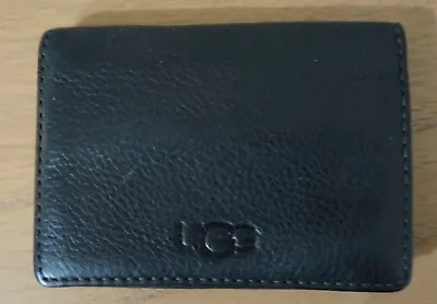 $125 • Buy Ugg Men's Black Leather Wallet- Brand New