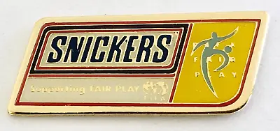 1994 Fifa Soccer World Cup Usa ⚽️ Sponsor Snickers Confectionary - Pin Badge • $7.95