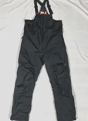 Arctiva Pivot Insulated Black Mens Snowmobile Riding Racing Bib Pants Size XL • $44.95