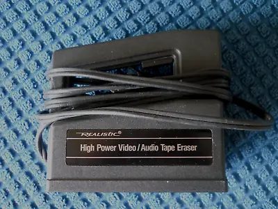 Realistic High Power Video/Audio Tape Eraser Cat. No. 44-233A 120V • $44.95