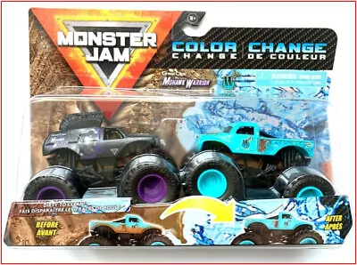 2 TRUCKS- Monster Jam COLOR CHANGE Changing MOHAWK Warrior Vs WHIPLASH 🌟VHTF🌟 • $34.95