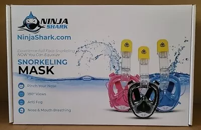 Ninja Shark Equaliser PRO Full Face Snorkel Mask For Adults L/XL NIB • $125