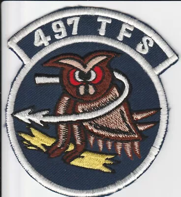 Air Force Patch USAF Vintage 497th Tactical Fighter Squadron F-4E Era • $9.99