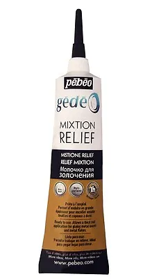 Gedeo Gilding Mixtion Relief Paste 3D Metal Foil Leaf Glue 37ml Tube Pebeo  • £6.45