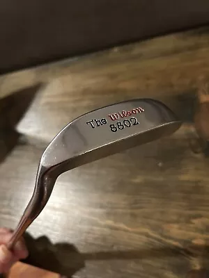 The Wilson 8802 33.5 In Right-Handed Heel Shafted Putter Vintage Rare Golf Club • $112.99