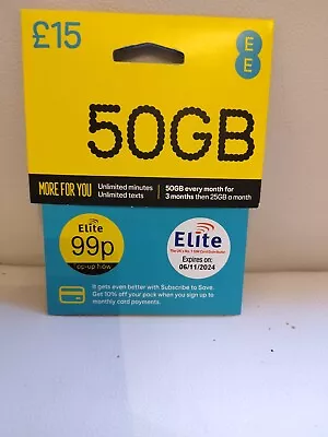 EE SIM Card • £0.99