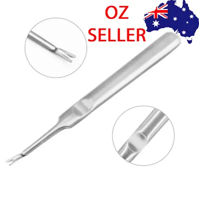 AU Cuticle Nail Stainless Steel Pusher Spoon Double Ended Nail Art Tool Pedicure • $7.99