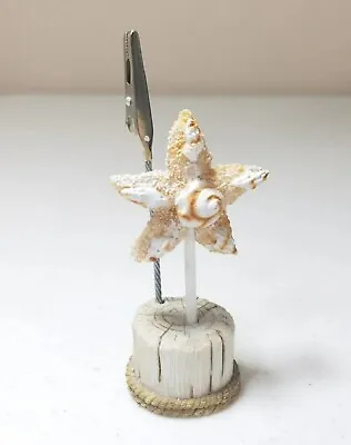 Shell Memo Photo Clip Holder Star Nautical 4  • $3.99