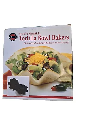 Norpro Set Of 2 Nonstick Tortilla Bowl Bakers-New Open Box • $19.99