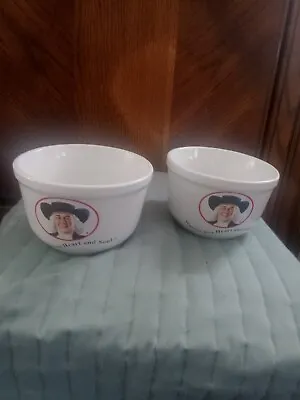 2 Quaker Oats And Quaker Man  Oatmeal/cereal Bowls Warms Your Heart And Soul • $45