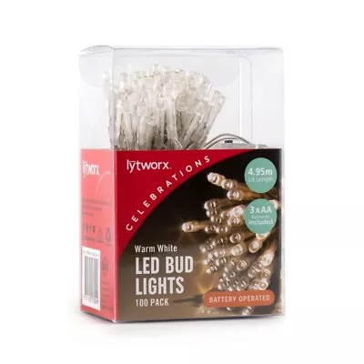 Lytworx Warm White Battery Operated Bud Lights - 100 Pack • $35.36