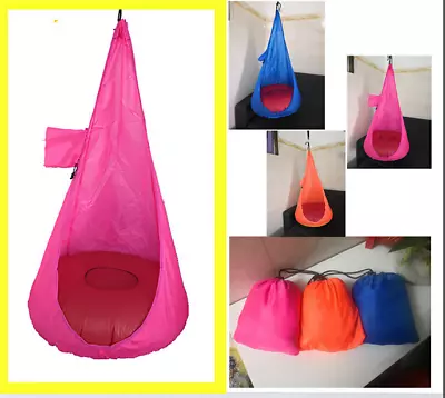£17.29 • Buy Child Kids Pod Swing Chair Nook Tent Indoor Outdoor Garden Hanging Seat Hammock