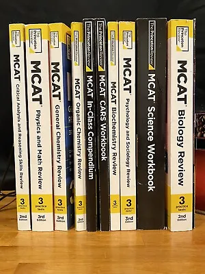 $19.99 • Buy The Princeton Review MCAT Subject Review Set Of 11 Books 2nd & 3rd Editions.