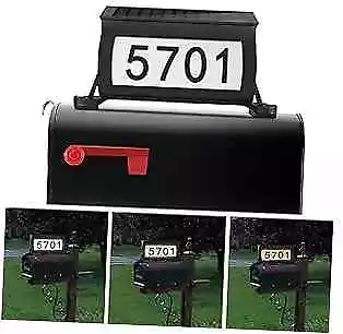  Solar Address Sign For Mailbox House Number Plaque Double Side Illuminated  • $44.04