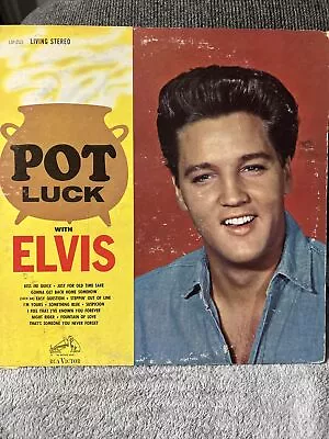 Elvis Presley Lp Lpm-2523 Pot Luck With Elvis Original Long Play • $4.85