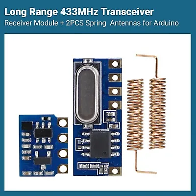 Long Range 433MHz Wireless Transceiver Kit Mini RF Transmitter Receiver Module • £9.99