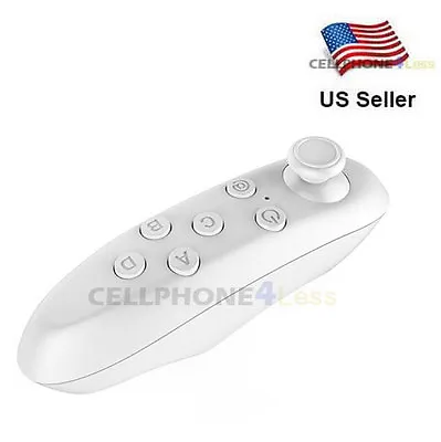 Wireless Bluetooth Mini Gamepad Mouse Remote Controller Joystick - White • $8.98