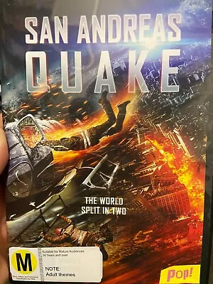 San Andreas Quake Region 4 DVD (2015 Mockbuster Sci-fi Action Movie) • $39.95