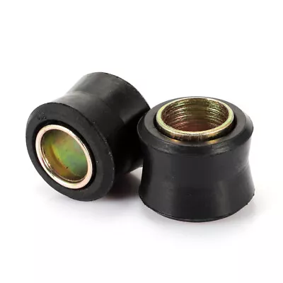 2x Universal 12mm Motorcycle Rear Shock Absorber Rubber Bushing Mount Bushes • $9.89