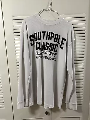 Vintage South Pole Long Sleeve Knit Size XL White • $22.67