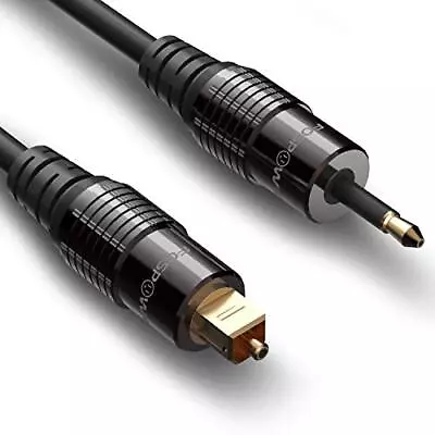 24K Gold Plated Toslink To Mini Toslink Digital Optical S/PDIF Audio Cable Wi... • $18.76