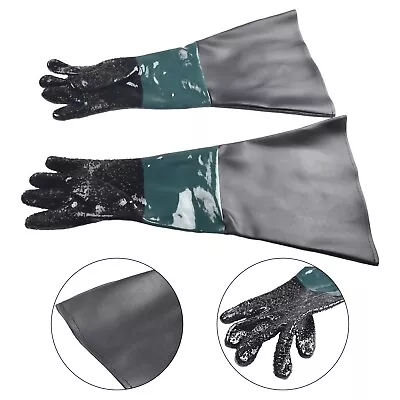 Sandblasting Gloves Gloves 60*30cm Accessories Green Stitching Black Parts • $37.17