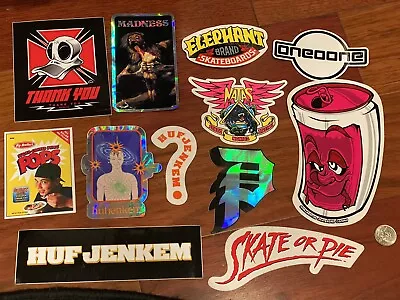 Skateboarding Sticker Lot Primitive Huf Thank You Natas Mike Vallely 101 Agah • $20