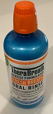 $18.95 • Buy THERABREATH FAMILY/JUMBO SIZE Fresh Breath Oral Rinse Icy Mint 33.8 Oz Exp 11/25