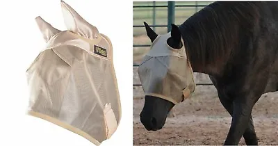 Cashel Econo Horse Equine Fly Mask With UV Protection • $27.99