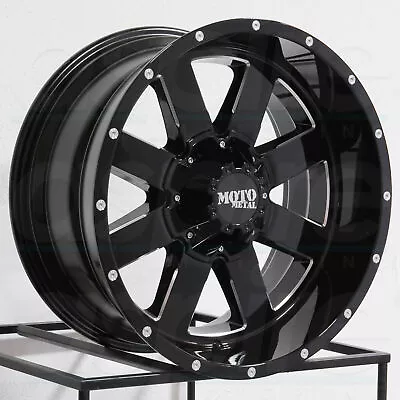 Moto Metal MO962 20x10 5x5.5/5x139.7 -24 Black Milled Wheels(4) 78.1 20  Inch Ri • $1164