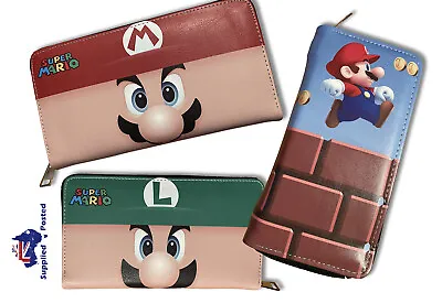 Mario Long Wallets   *Many Options*   NEW OZ Seller FAST POST NEW STOCK • $19.95