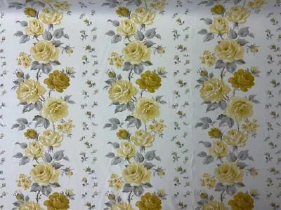 Laura Ashley Clarissa Camomile Gold Fabric Curtains Upholstery Material Per M • £8