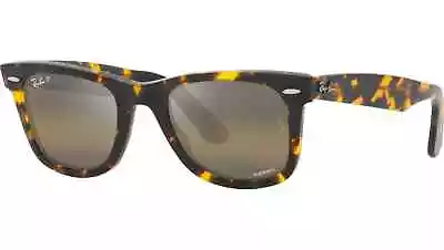 RAY BAN WAYFARER RB 21401332G5 Yellow Havana Lear Grad Dark Brow Polar 50MM • $135.20